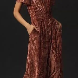 NWT Somerset Anthro Velvet Jumpsuit